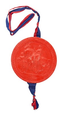 Lot 26 - Victorian wax Great Seal of England in original tin