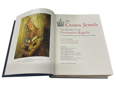 Lot 32 - The Crown Jewels, The History of the Coronation Regalia, two volumes, Deluxe
