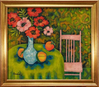Lot Vernon E. Dornbach (1920-2002) oil on canvas - American Poppies, signed and dated '62, 61cm x 71cm, in gilt frame