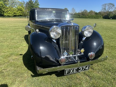 Lot 1939 SS Jaguar 1.5 litre Drophead Coupe, Registration FXE 374, chassis 56493. One of only six survivors worldwide and owned since 1963. A beautiful well cared example with unique long term owner...