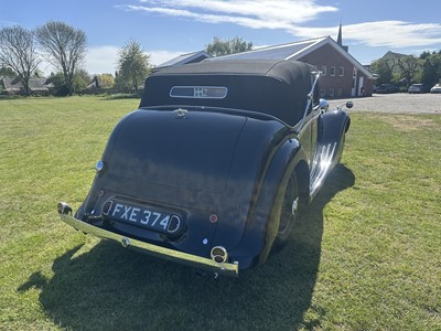 Lot 1939 SS Jaguar 1.5 litre Drophead Coupe, Registration FXE 374, chassis 56493. One of only six survivors worldwide and owned since 1963. A beautiful well cared example with unique long term owner...