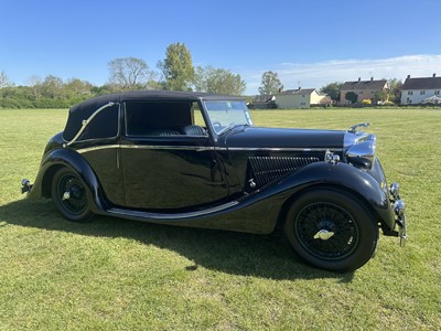 Lot 1939 SS Jaguar 1.5 litre Drophead Coupe, Registration FXE 374, chassis 56493. One of only six survivors worldwide and owned since 1963. A beautiful well cared example with unique long term owner...