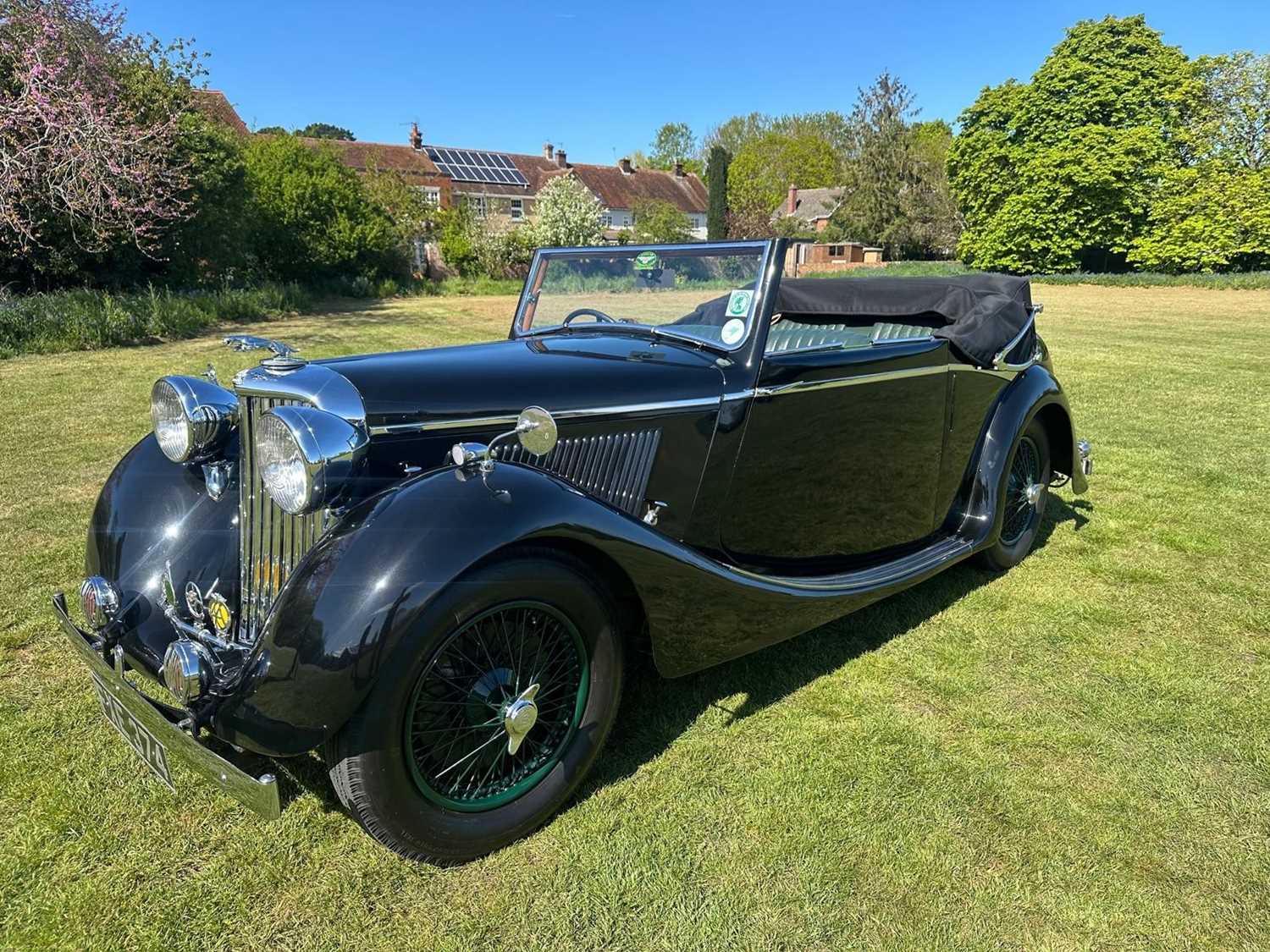 Lot 1939 SS Jaguar 1.5 litre Drophead Coupe, Registration FXE 374, chassis 56493. One of only six survivors worldwide and owned since 1963. A beautiful well cared example with unique long term owner...