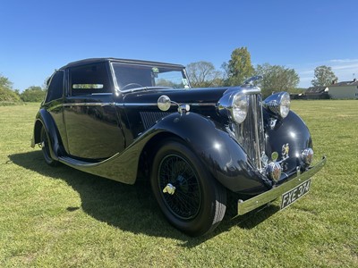 Lot 1939 SS Jaguar 1.5 litre Drophead Coupe, Registration FXE 374, chassis 56493. One of only six survivors worldwide and owned since 1963. A beautiful well cared example with unique long term owner...