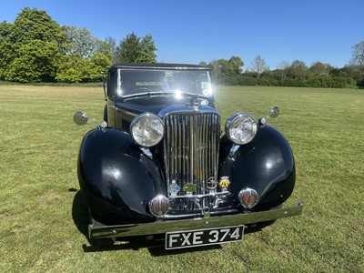 Lot 1939 SS Jaguar 1.5 litre Drophead Coupe, Registration FXE 374, chassis 56493. One of only six survivors worldwide and owned since 1963. A beautiful well cared example with unique long term owner...