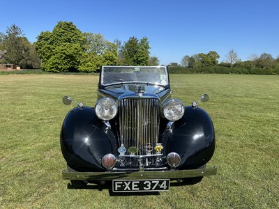 Lot 1939 SS Jaguar 1.5 litre Drophead Coupe, Registration FXE 374, chassis 56493. One of only six survivors worldwide and owned since 1963. A beautiful well cared example with unique long term owner...