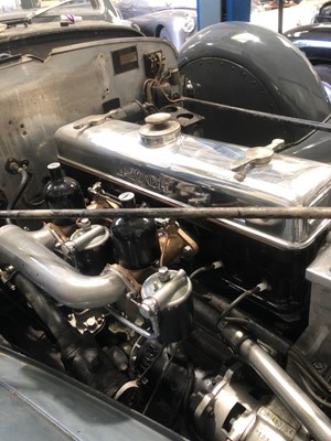 Lot 206 - 1939 Lagonda LG6 long saloon with sunroof, reg. no. SN 8865