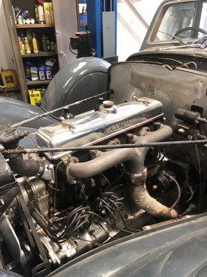 Lot 206 - 1939 Lagonda LG6 long saloon with sunroof, reg. no. SN 8865