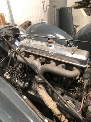 Lot 206 - 1939 Lagonda LG6 long saloon with sunroof, reg. no. SN 8865