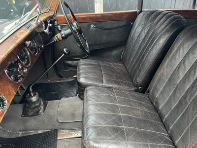 Lot 1939 Lagonda LG6 long saloon with sunroof, Registration SN8865, Chassis 12521, engine 12521, ordered new by the Scottish Racing car enthusiast Major Hartley Whyte of Whyte Mackay Whisky and kept...