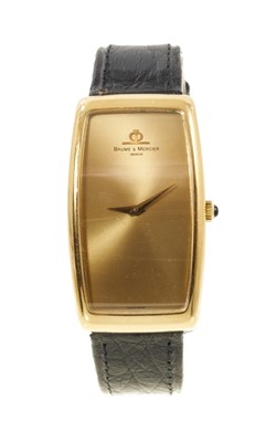 Lot Gentlemen's Baume & Mercier gold wristwatch