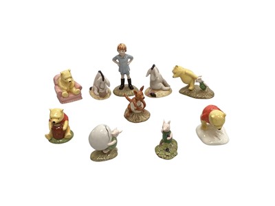Lot 2233 - Collection Royal Doulton Winnie the Pooh figures (10)