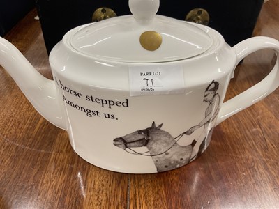 Lot 71 - H.R.H. Prince Charles, Prince of Wales, Highgrove breakfast cup and saucer, and Prince of Wales presentation opening of the Bristol Royal Hospital for Chidren 2001 teaware