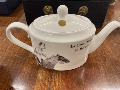 Lot 71 - H.R.H. Prince Charles, Prince of Wales, Highgrove breakfast cup and saucer, and Prince of Wales presentation opening of the Bristol Royal Hospital for Chidren 2001 teaware