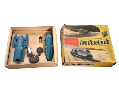 Lot 5008 - Donald Campbell's Record Breaking Two Bluebirds - Jet Powered Models by BP in original box (incomplete)