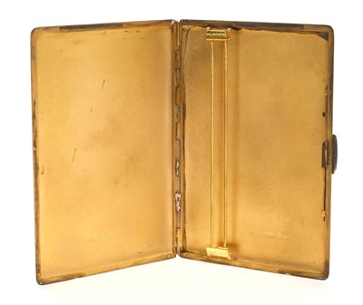 Lot 22 - H.M. Queen Elizabeth The Queen Mother, silver presentation cigarette case