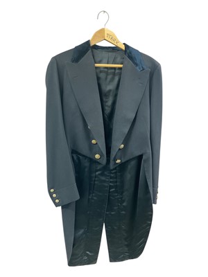 Lot 5 - H.M. Queen Elizabeth II British Diplomats' court uniform comprising tailcoat with gold bullion work decoration and gilt brass Royal Coat of Arms buttons, trousers with broad gold bullion strip,...