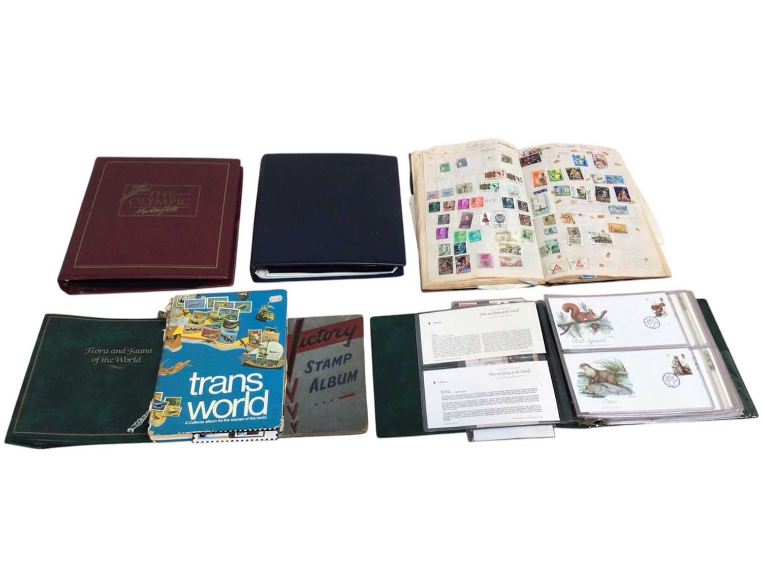 Lot 5028 - Collection of stamps and first day covers in albums