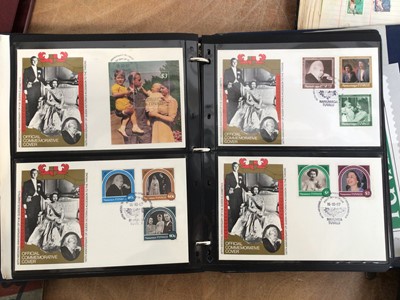 Lot 5028 - Collection of stamps and first day covers in albums