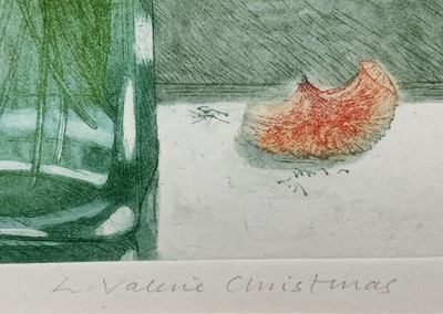 Lot 2 - L. Valerie Christmas (1934-2020) Etching and Aquatint, Field Poppies, signed, edition number 91/150, 32cm 27cm.