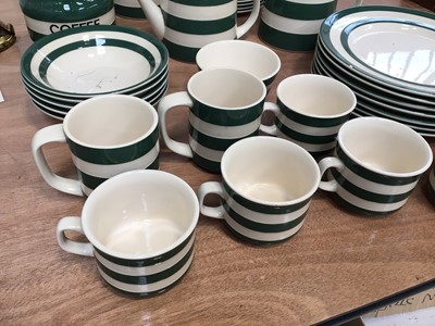 Lot 5003 - Collection of T.G Green Cornishware in Adder Green