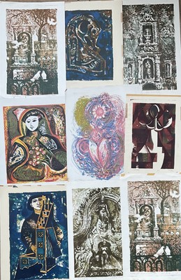 Lot 234 - Roy Godfrey Botting (1909-1999) nine limited edition signed prints, various subjects, unframed