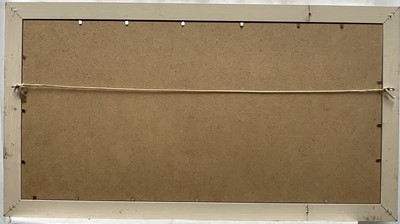 Lot 92 - Brian Rawling b 1930, watercolour, Evening Hunter, Suffolk, signed and dated 1974 verso, in glazed frame, 19.5cm x 50cm.