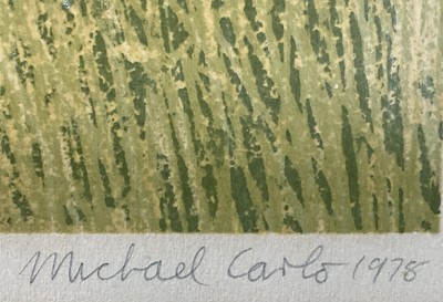 Lot 71 - Michael Carlo (b. 1945) group of four Artist's proof signed limited edition prints, dated 1978, framed and glazed