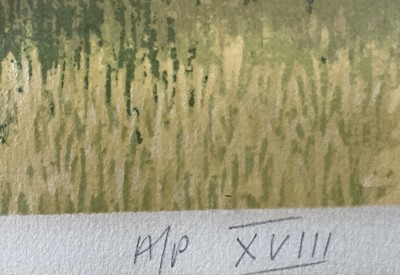Lot 71 - Michael Carlo (b. 1945) group of four Artist's proof signed limited edition prints, dated 1978, framed and glazed