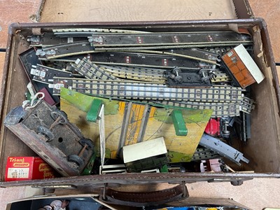 Lot 5057 - Group of vintage toys, including Hornby and Tri-ang, Britains, etc