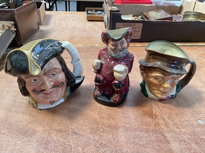 Lot 5067 - Group of Royal Doulton and other character and Toby jugs