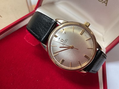 Lot 71 - 1960s 9ct gold cased Omega automatic wristwatch