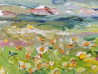 Lot 90 - Annelise Firth (b. 1961) oil on board, Landscape, signed and dated 2025, 30cm x 40cm, framed