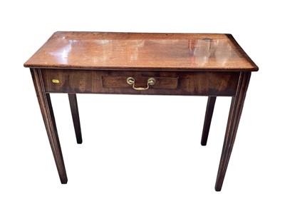 Lot 5380 - Georgian oak side table measuring 72cm tall x 90cm wide x 42cm deep