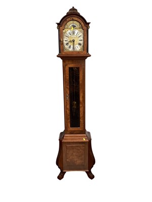 Lot 5363 - Contemporary Dutch style grandmother clock by Warmink measuring 183cm tall
