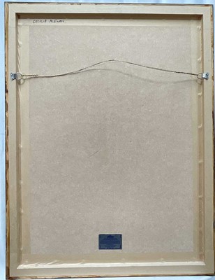 Lot 44 - Two original wallpaper designs, gouache on paper, Vines and Berries, the larger 66cm x 48cm, in glazed frames