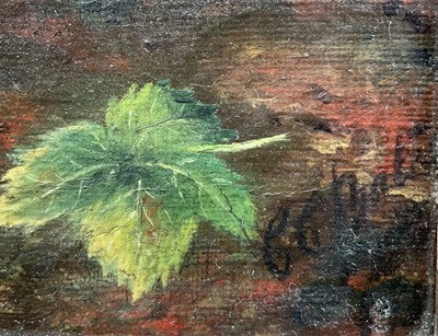 Lot 10 - Manner of Charles Thomas Bale (1845-1925) oil on canvas, Still Life of fruit, bearing signature, inscribed verso, 20cm x 25cm, gilt frame