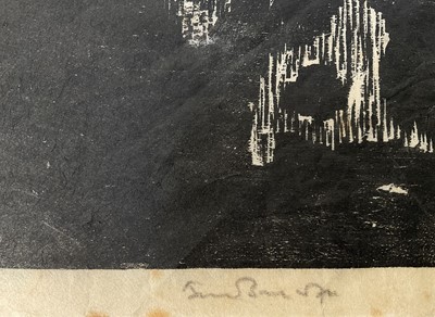 Lot 16 - Sir Frank Brangwyn (1867-1956) woodcut, Coal Heavers, pencil signed, 22cm x 28cm, unframed