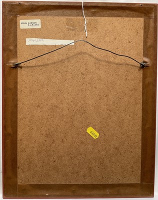 Lot 17 - Sonia Lawson (1934-2023) ink on paper, Juggler, signed with initials, 25cm x 17cm, glazed gilt frame