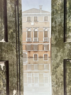 Lot 22 - Terence Warren (b. 1948) two posters titled 'Terence Warren -Venice' by Futura Gallery Stockholm, both dedicated 'To Ernie' (Ernest Jonathan Trowell...