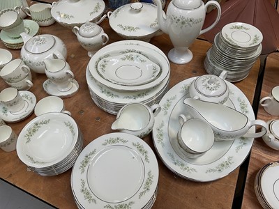 Lot 5092 - Wedgwood Westbury pattern tea and dinner service together with a Wedgwood Cavendish coffee set made for Queen Elizabeth's World Cruise 1994