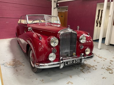 Lot 204 - 1952 Bentley MK VI drophead coupe by H.J. Mulliner, reg. no. LWR 436