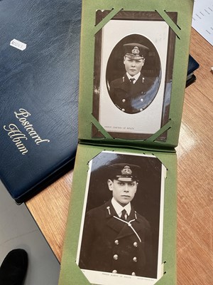 Lot 5144 - Postcard album of Royalty, Queen Victoria to Queen Elizabeth II, and other European Royal families, approx 120