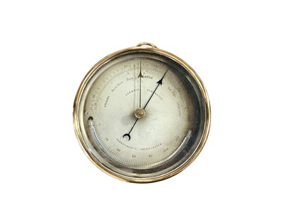 Lot 5329 - Antique aneroid barometer