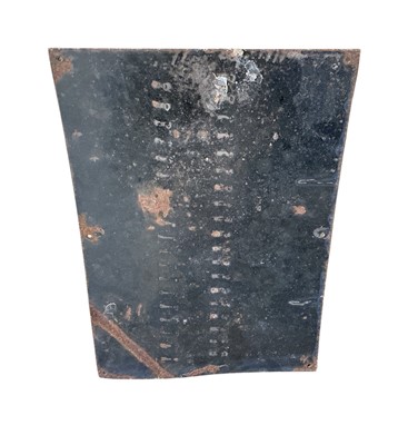 Lot 4 - Rolls-Royce 'As silent as its shadow' enamel advertising sign, 51cm x 35.5cm, probably a later copy