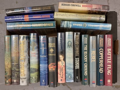 Lot 1316 - Bernard Cornwell - Collection of hardback publications, all first editions, two boxes