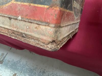 Lot 11 - Original 1930s Germ motoil "The Motor Oil of Aviation Quality" can, 47cm in overall height