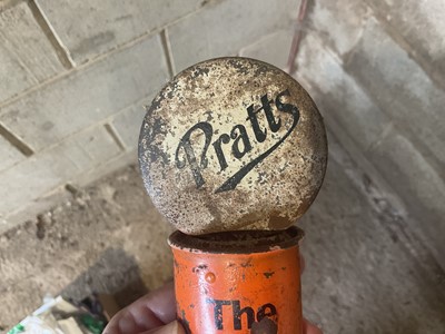 Lot 16 - Scarce original Pratts promotional money box - The Right Spirit will keep Derwen Cripples Training College "On Top"', 25.5cm in height
