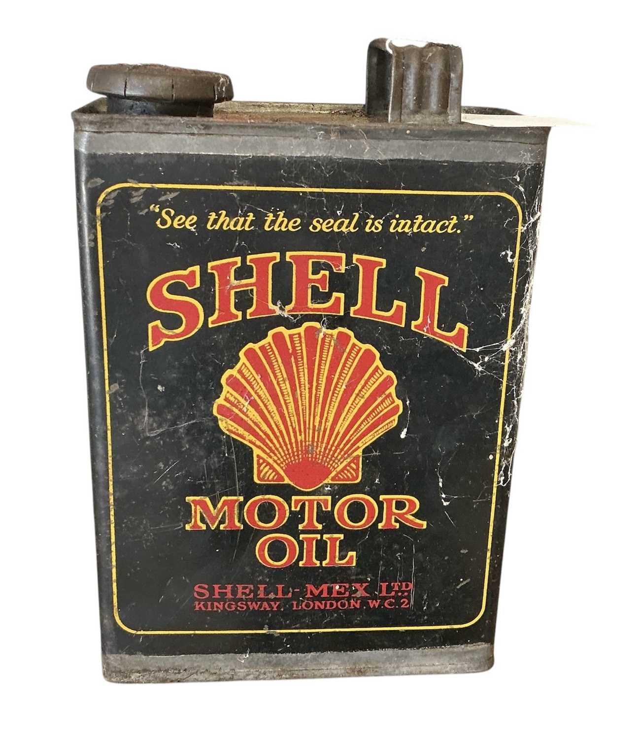 Lot 26 - Vintage Shell Motor Oil tin