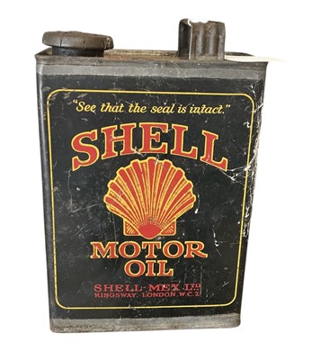 Lot 26 - Vintage Shell Motor Oil tin